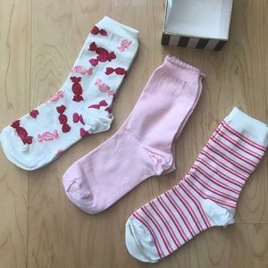 Kate Spade | Women's Pink Trouser Sock Set